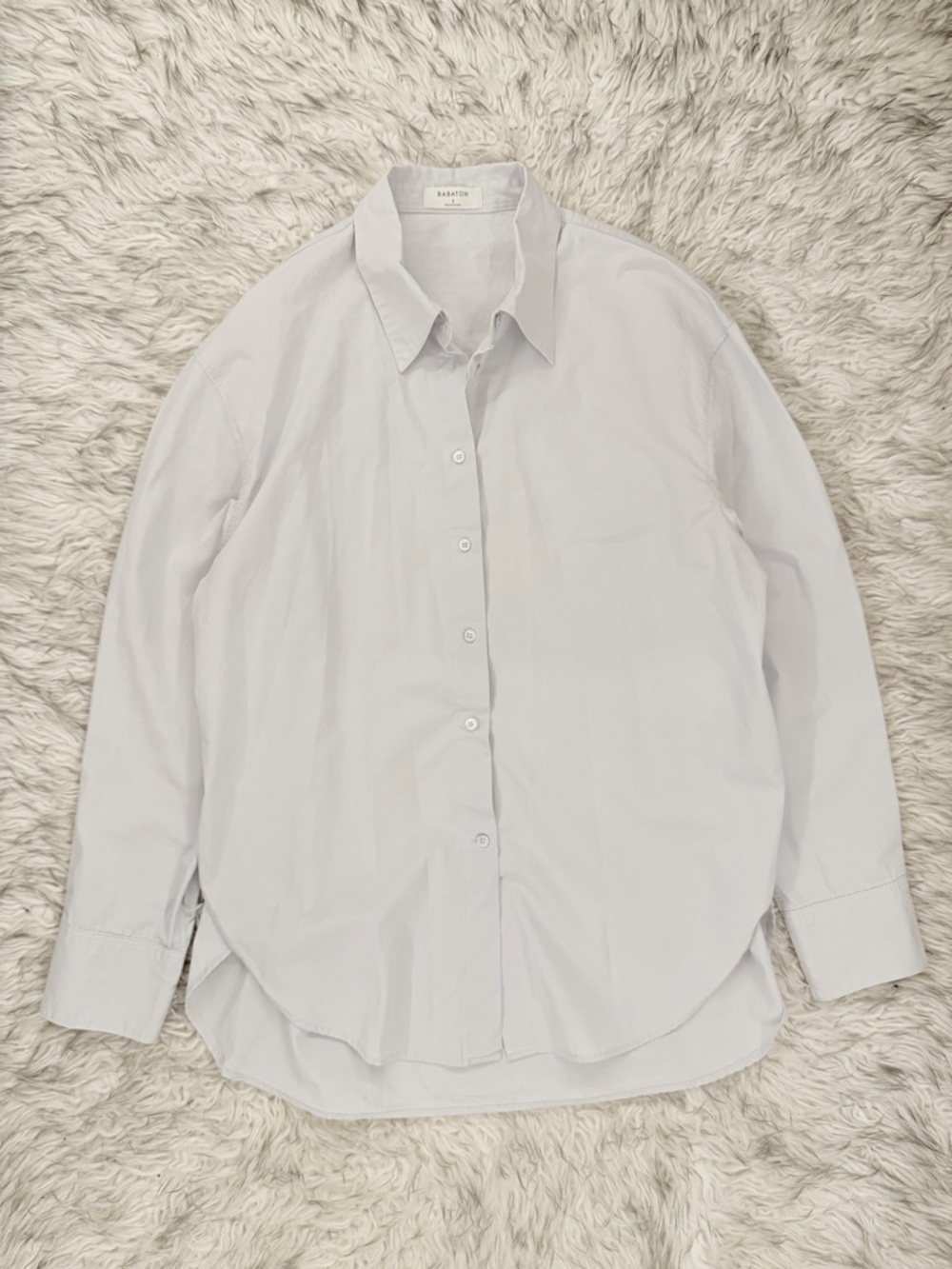Babaton Essential Relaxed Shirt - Cement Blue
